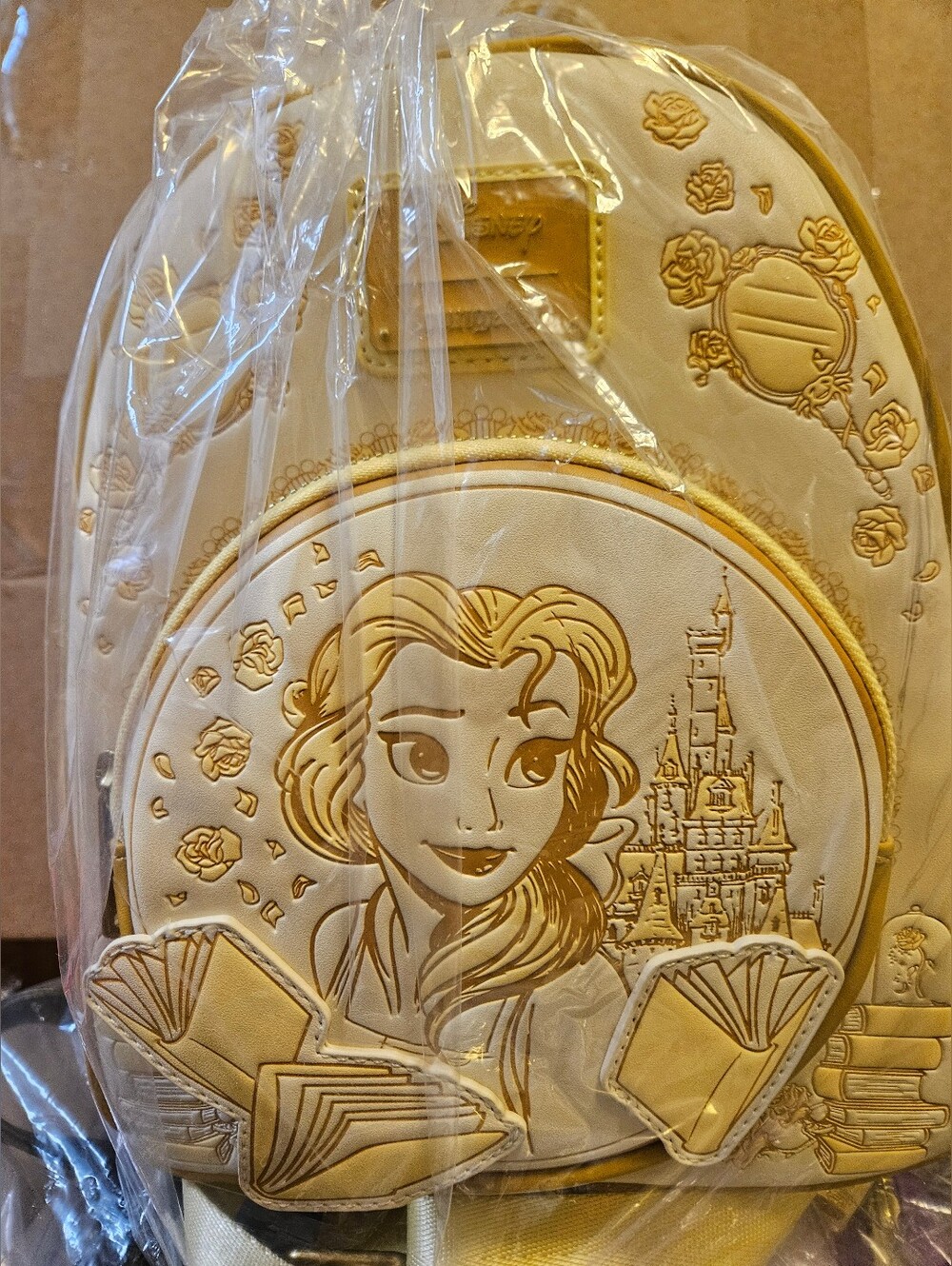 Disney Belle Loungefly Mini Backpack NWT